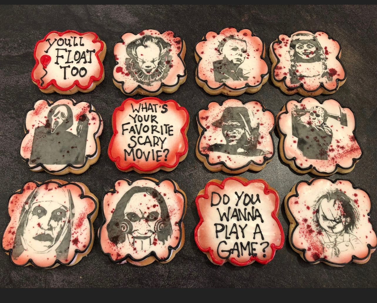 Scary movie cookies