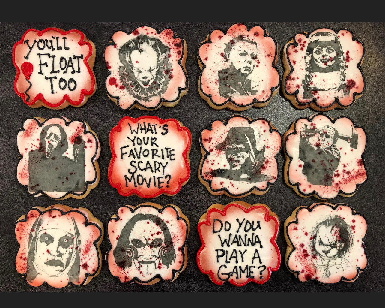 Scary movie cookies