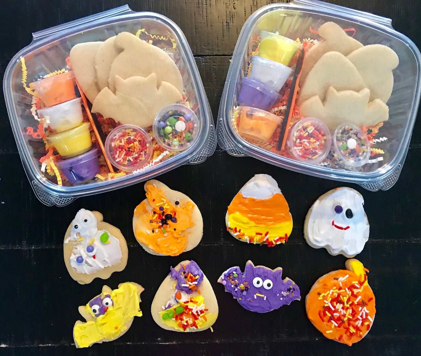 Undecorated Halloween Sugar Cookie Kits x 2