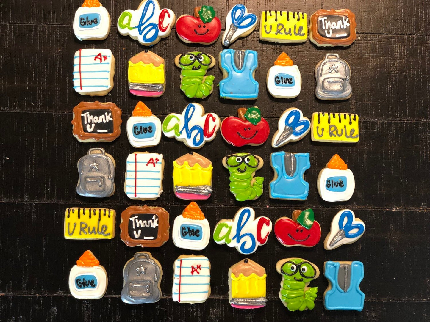 Teacher Appreciation - School Sugar Cookies - Teacher Gift