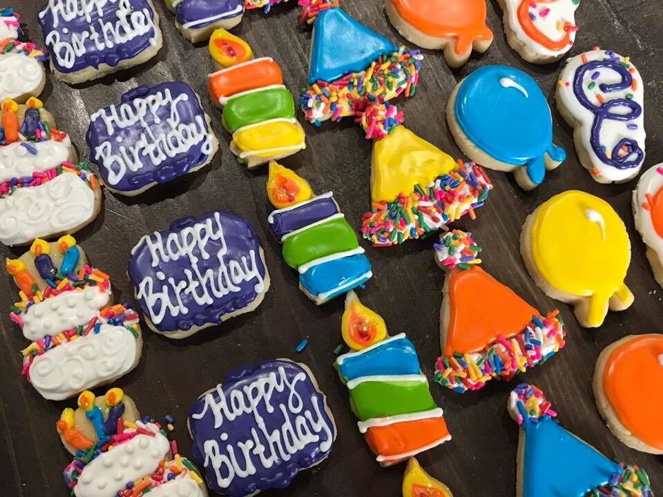 Small Birthday cookies (3 dozen)