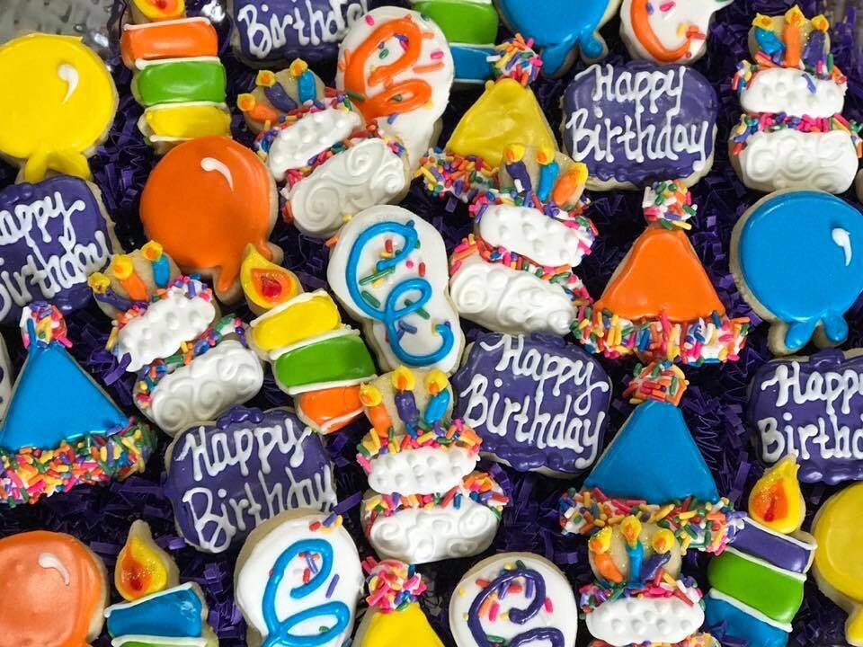 Small Birthday cookies (3 dozen)