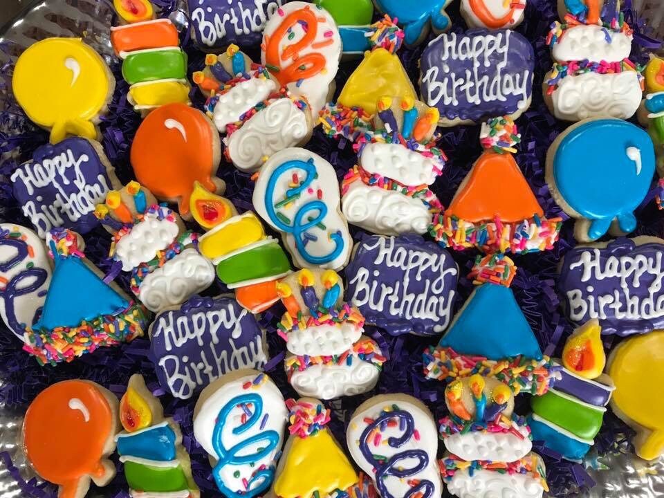 Small Birthday cookies (3 dozen)