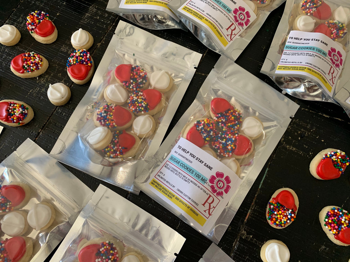Thank you DOCTOR/NURSE cookies pill packs 12 packs total
