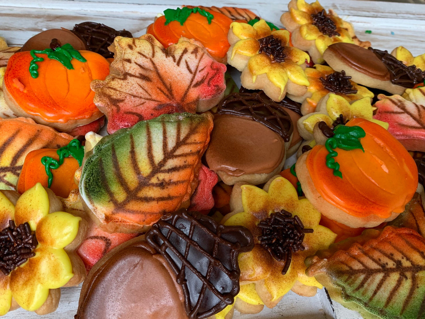Fall/Thanksgiving Sugar Cookies