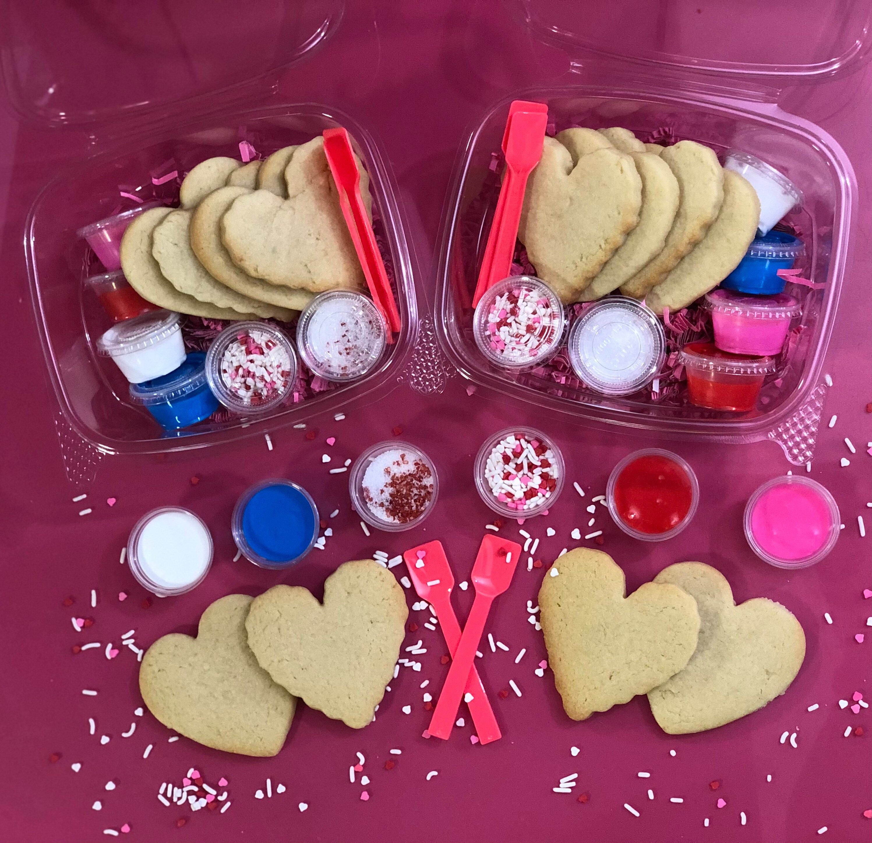 Valentines Day Decorating Kits – Crows Custom Cookie Co.