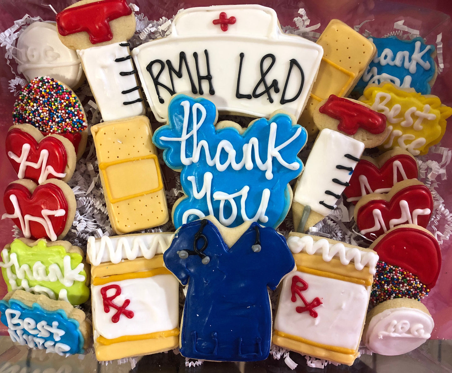 Thank you Nurse Sugar Cookies LARGE