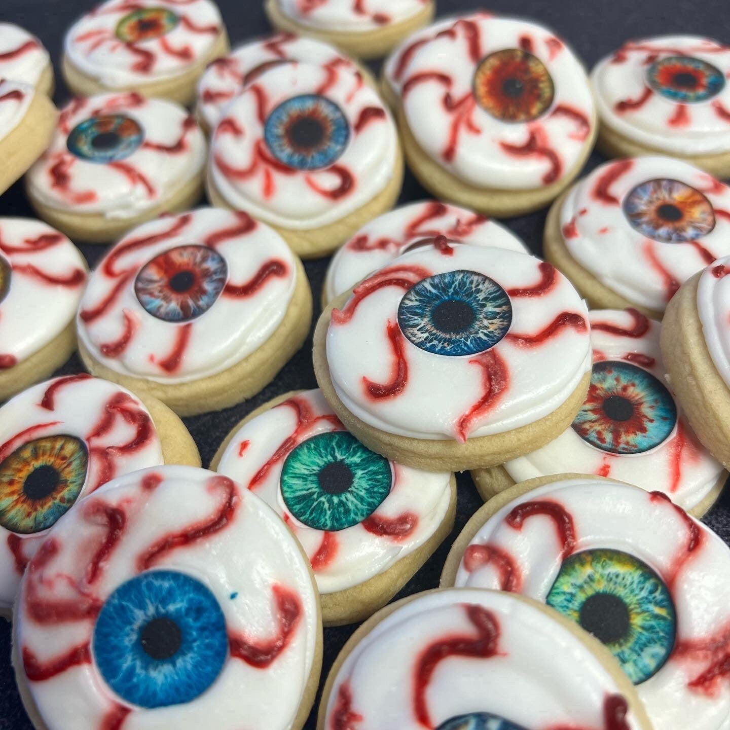 Halloween Sugar cookies Zombie/Witch fingers and Eyeballs