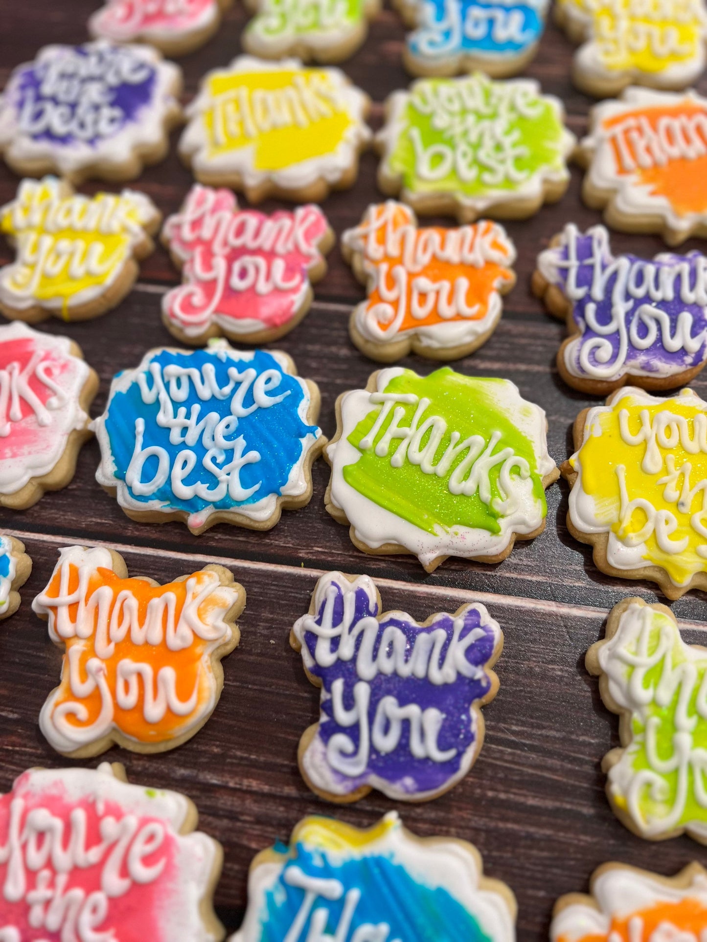 Thank You Sugar Cookies by the dozen