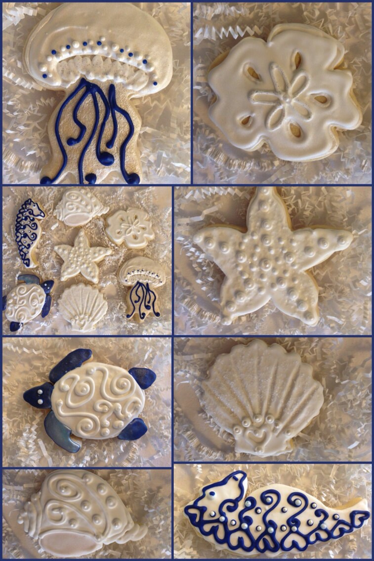 Star Fish Wedding Favor Sugar Cookies