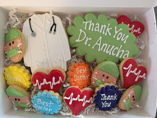 Thank you DOCTOR Sugar Cookies MEDIUM