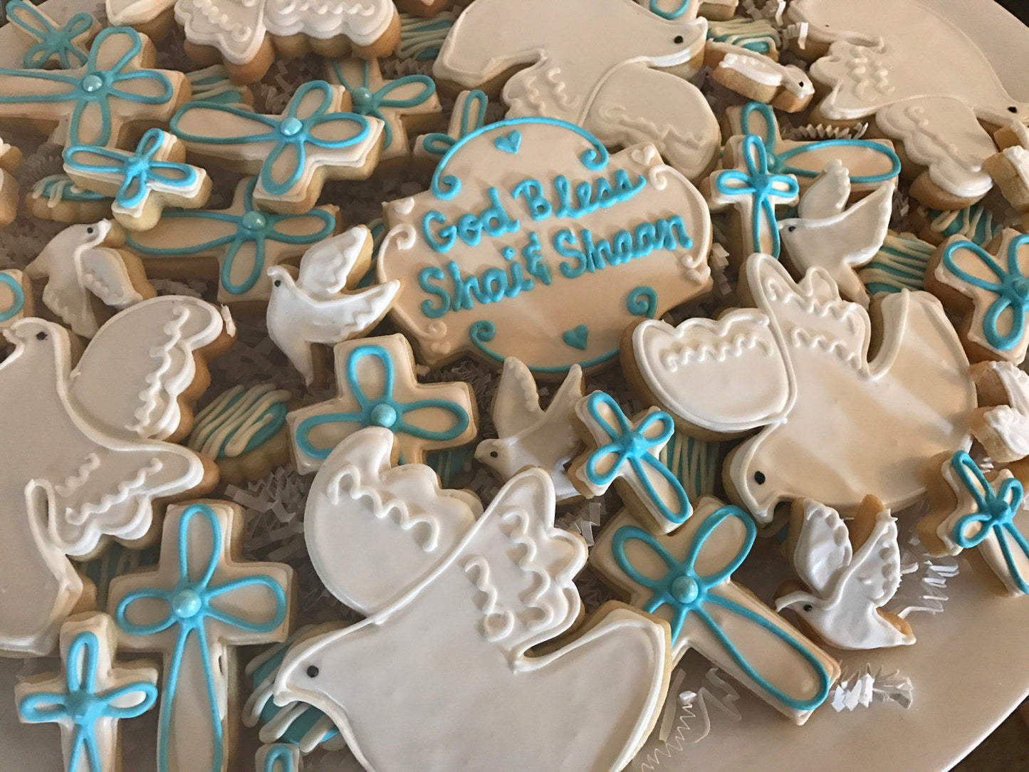 Baptism/Christening Cookies for tray