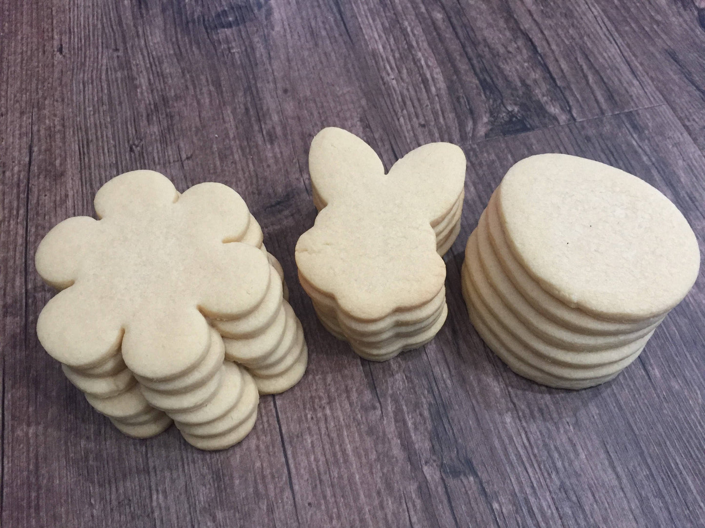 Undecorated Easter Sugar Cookies 3 Dozen