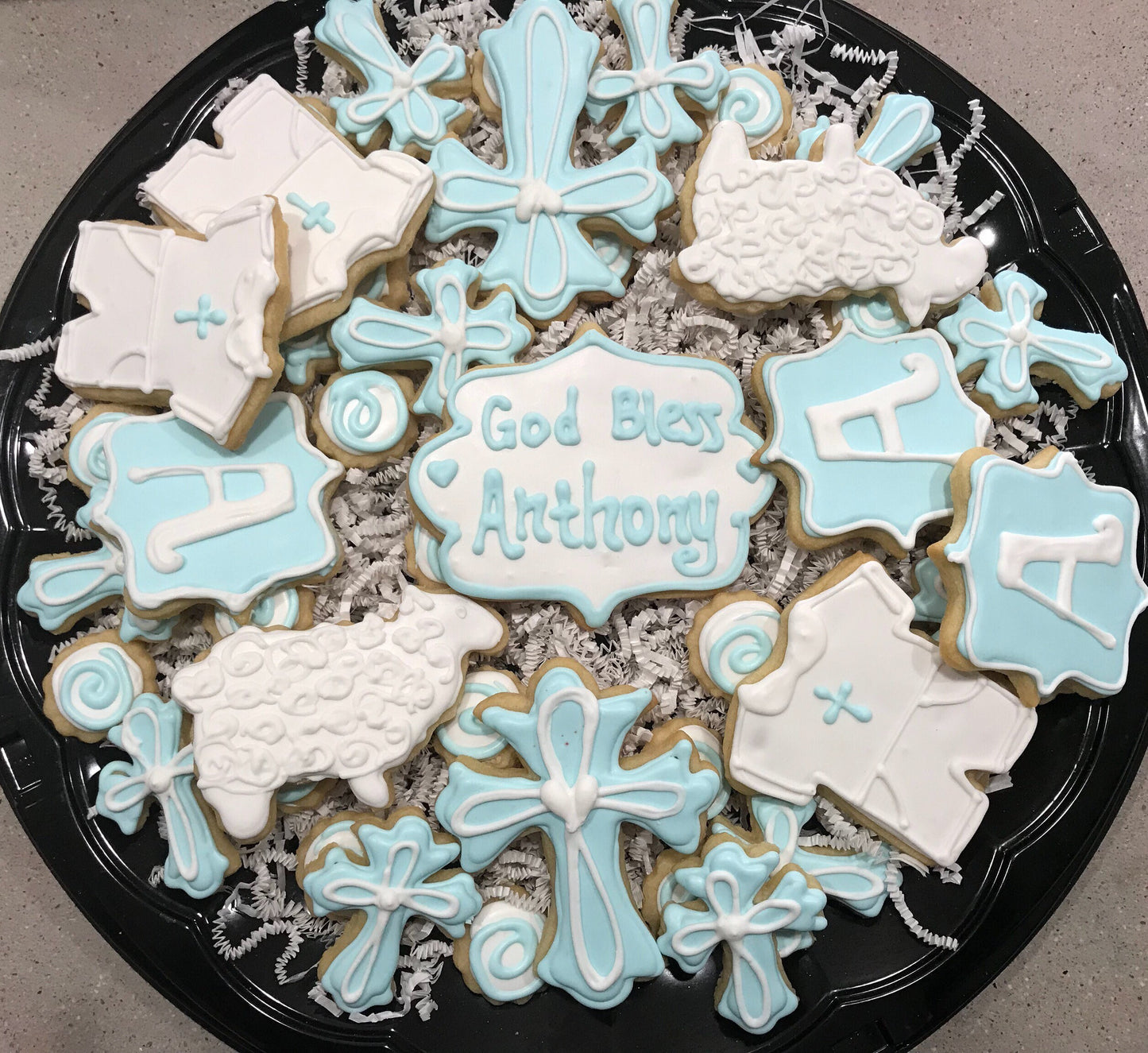 Baptism/Christening Cookies for tray