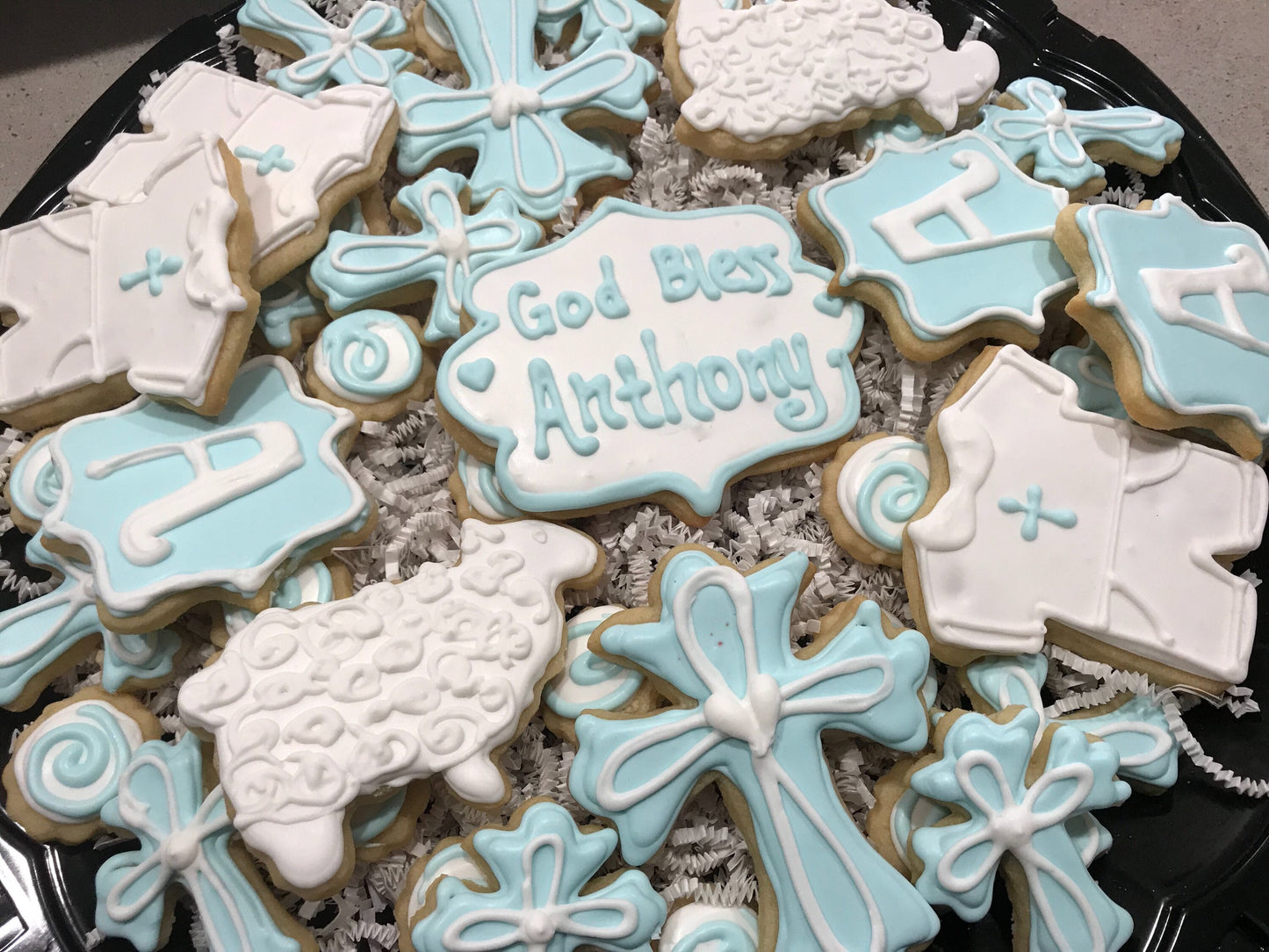 Baptism/Christening Cookies for tray