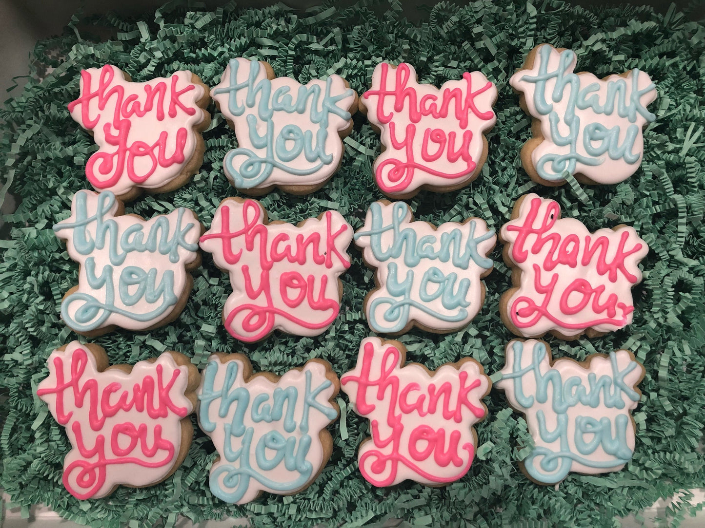 Thank You Sugar Cookies by the dozen