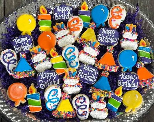 Small Birthday cookies (3 dozen)