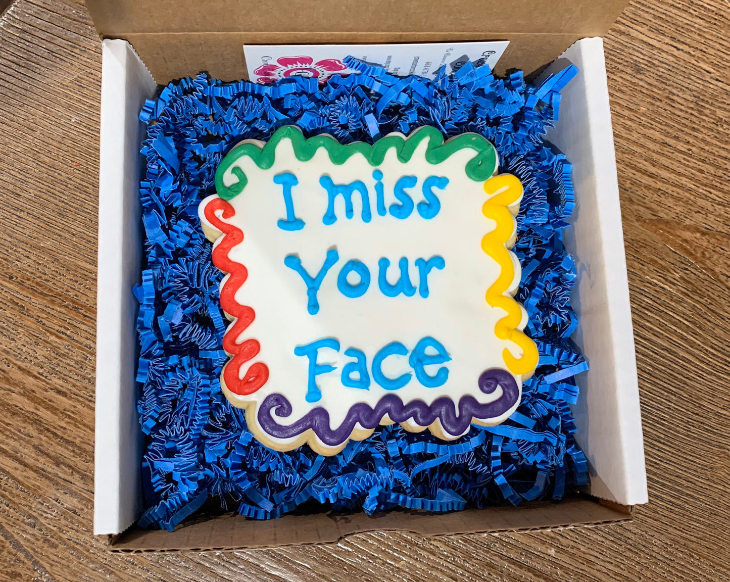 I MISS YOUR FACE Sugar Cookie Gift Box