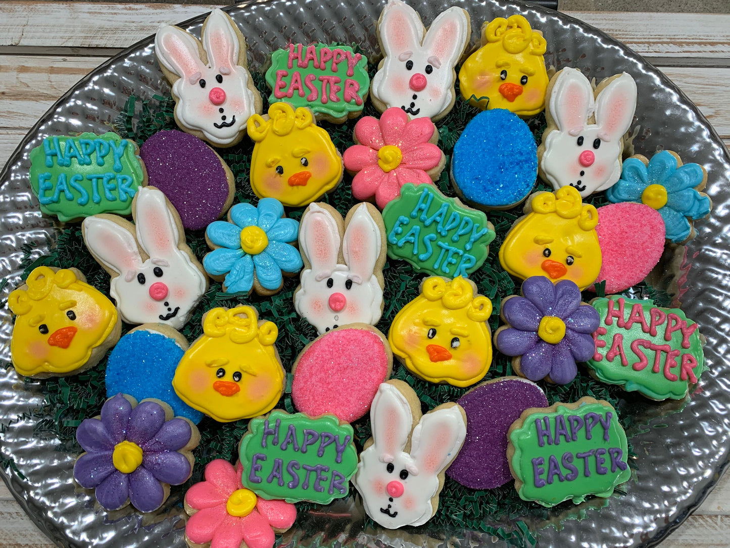 Easter Sugar cookies Eggs, Bunnies and Chicks