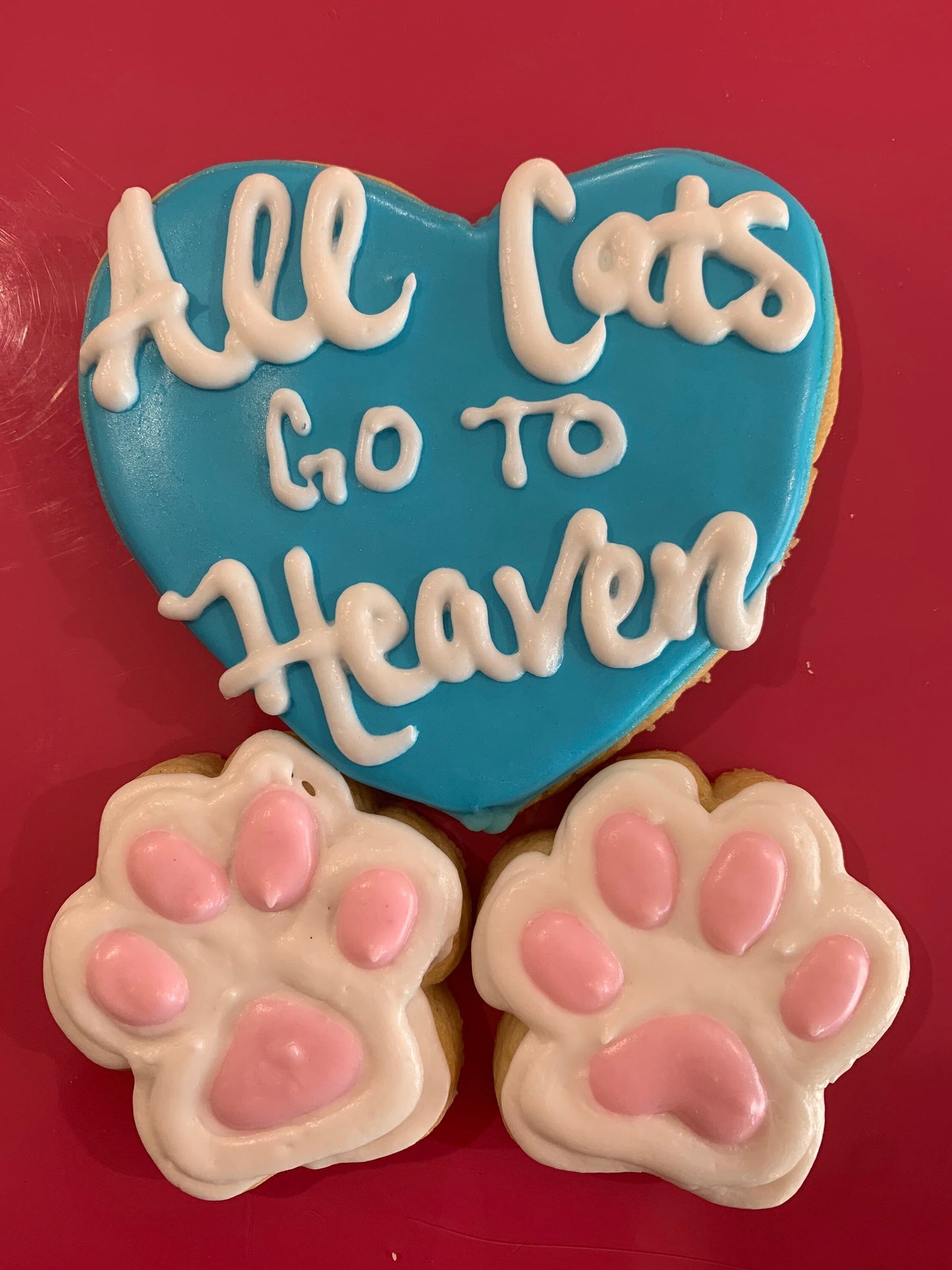 Pet- Dog or Cat loss - sympathy/condolences cookie gift box.