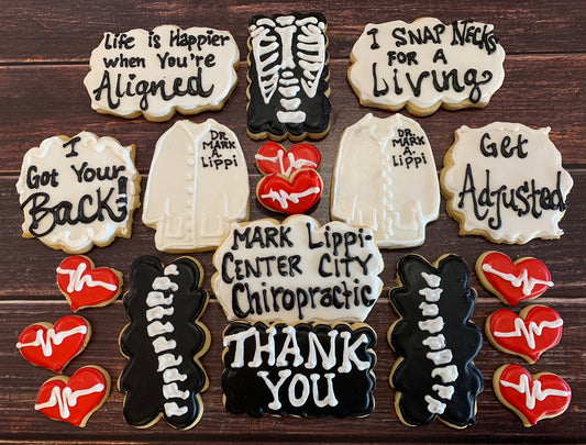 Thank you Chiropractic Sugar Cookies