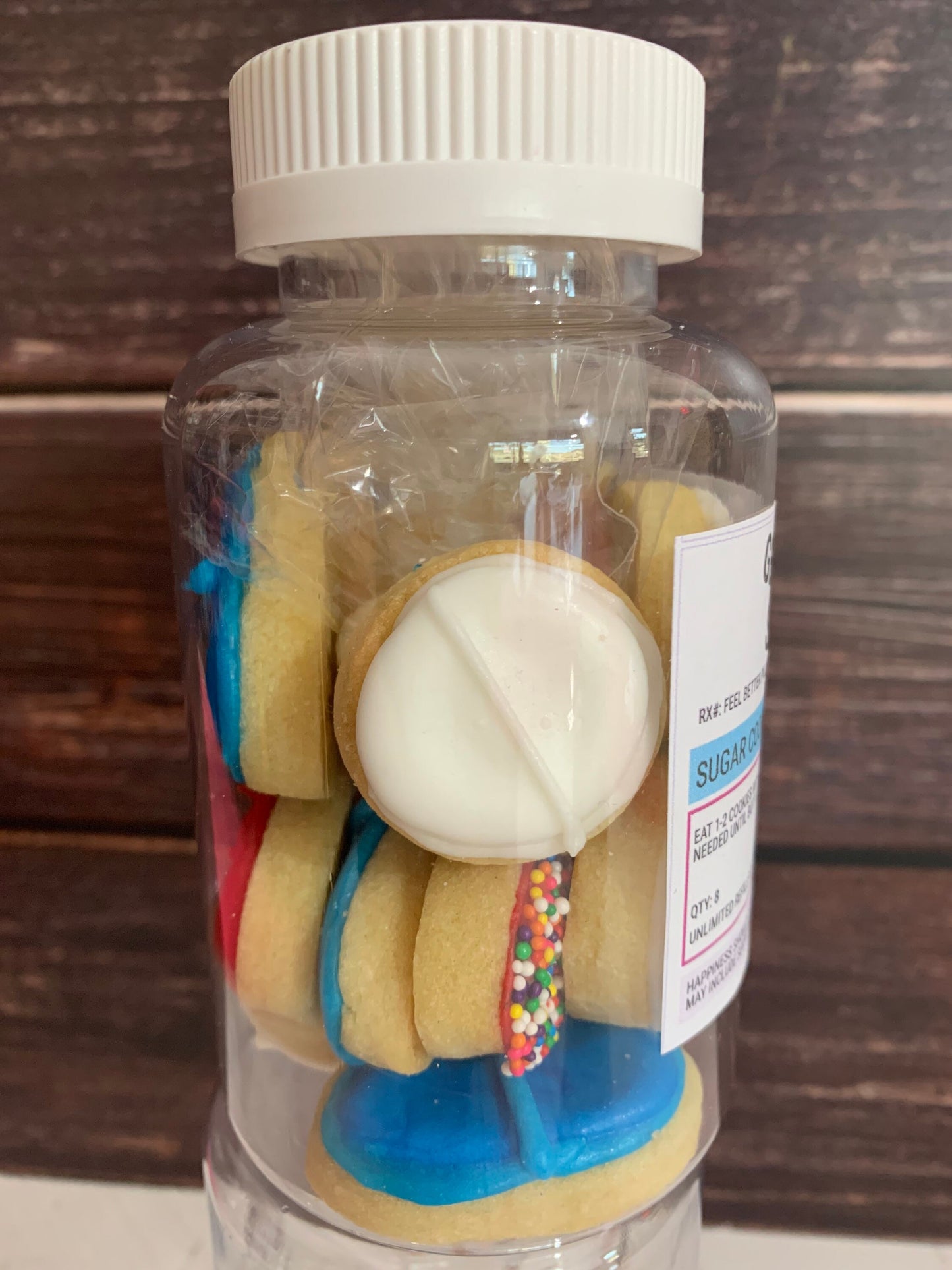 Get well Soon cookie RX bottle