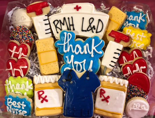 Thank you Nurse Sugar Cookies LARGE