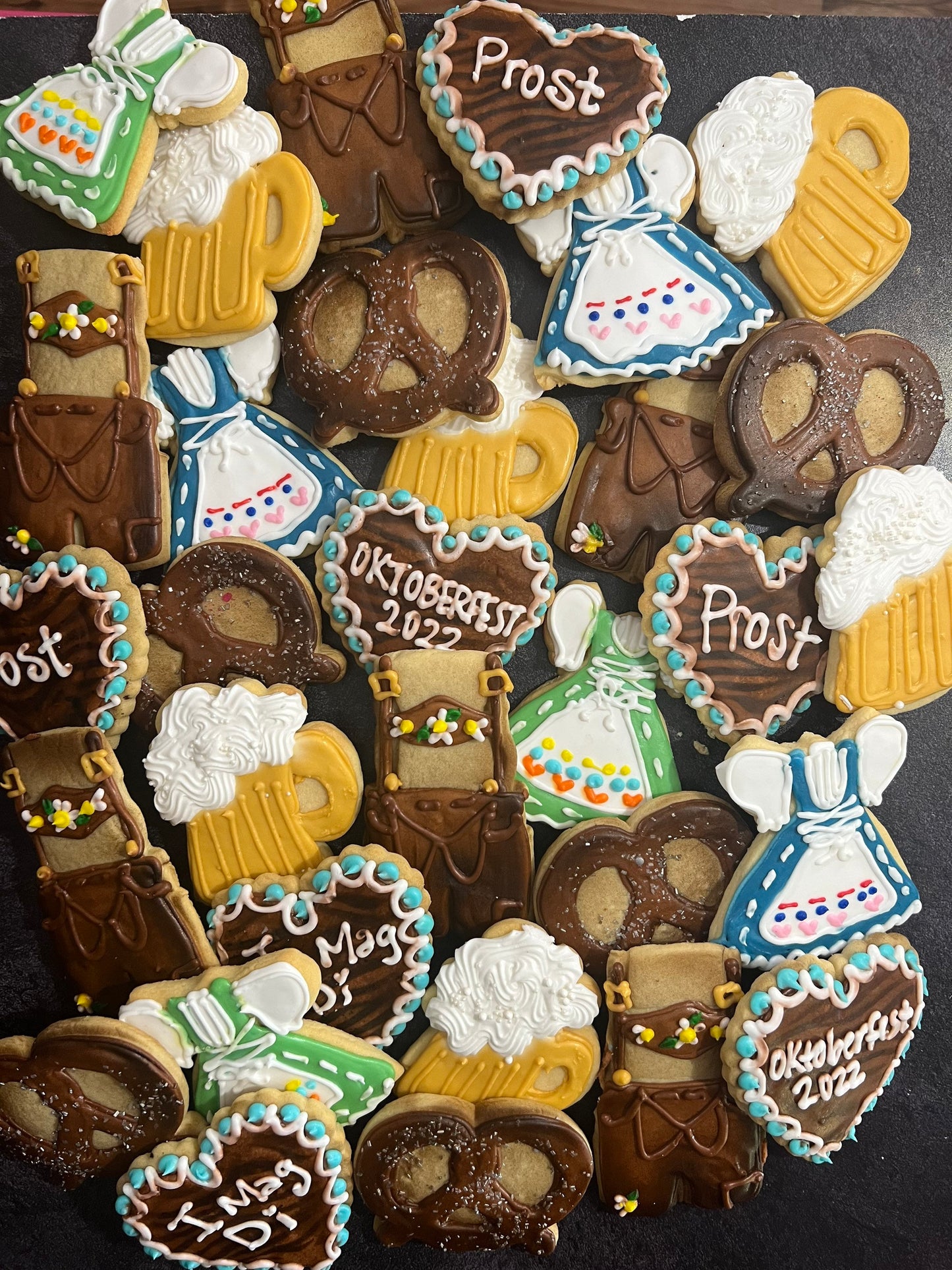 Oktoberfest sugar cookie favors