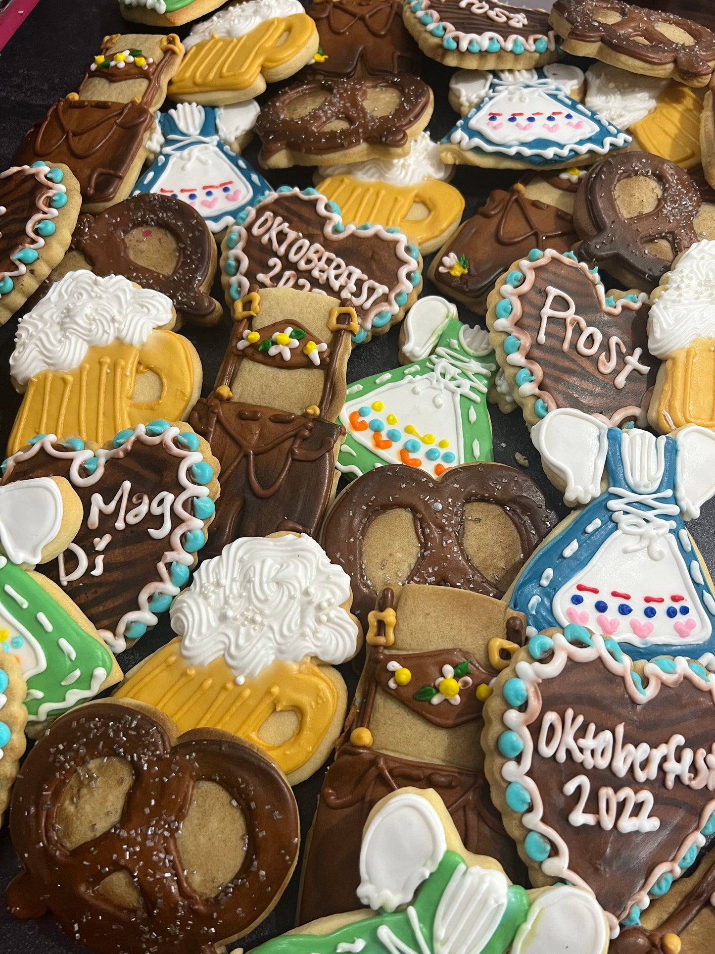 Oktoberfest sugar cookie favors