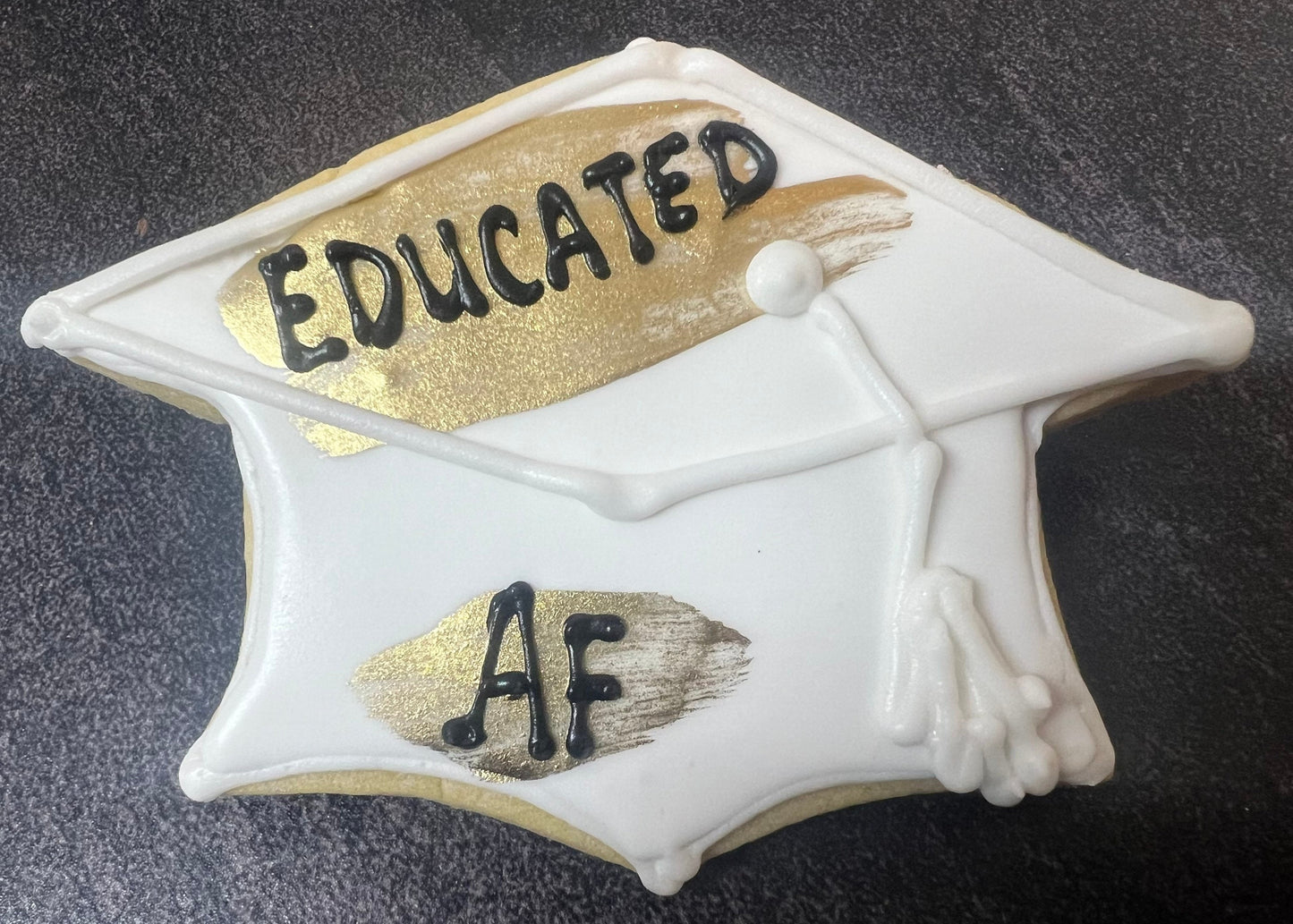 Educated AF Graduation Cap Cookies - Party favors~