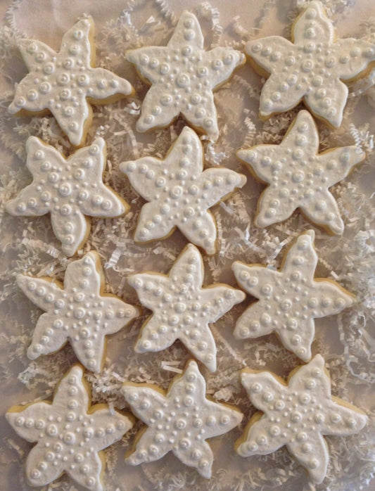 Star Fish Wedding Favor Sugar Cookies