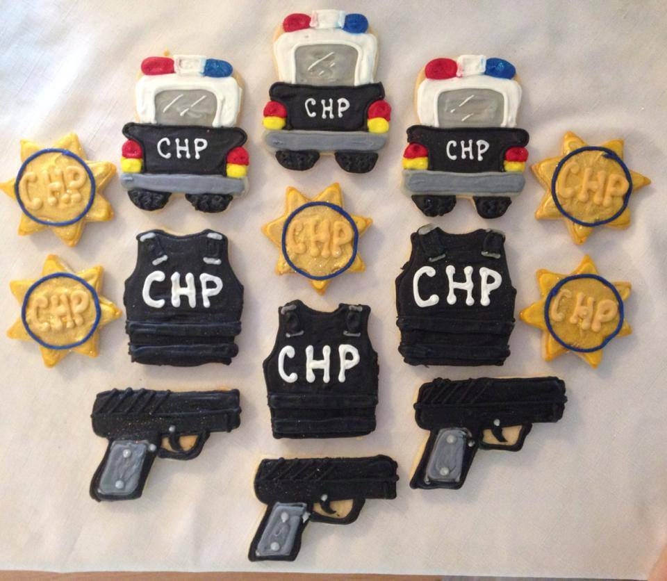 CHP/Police/Sheriff Sugar Cookies