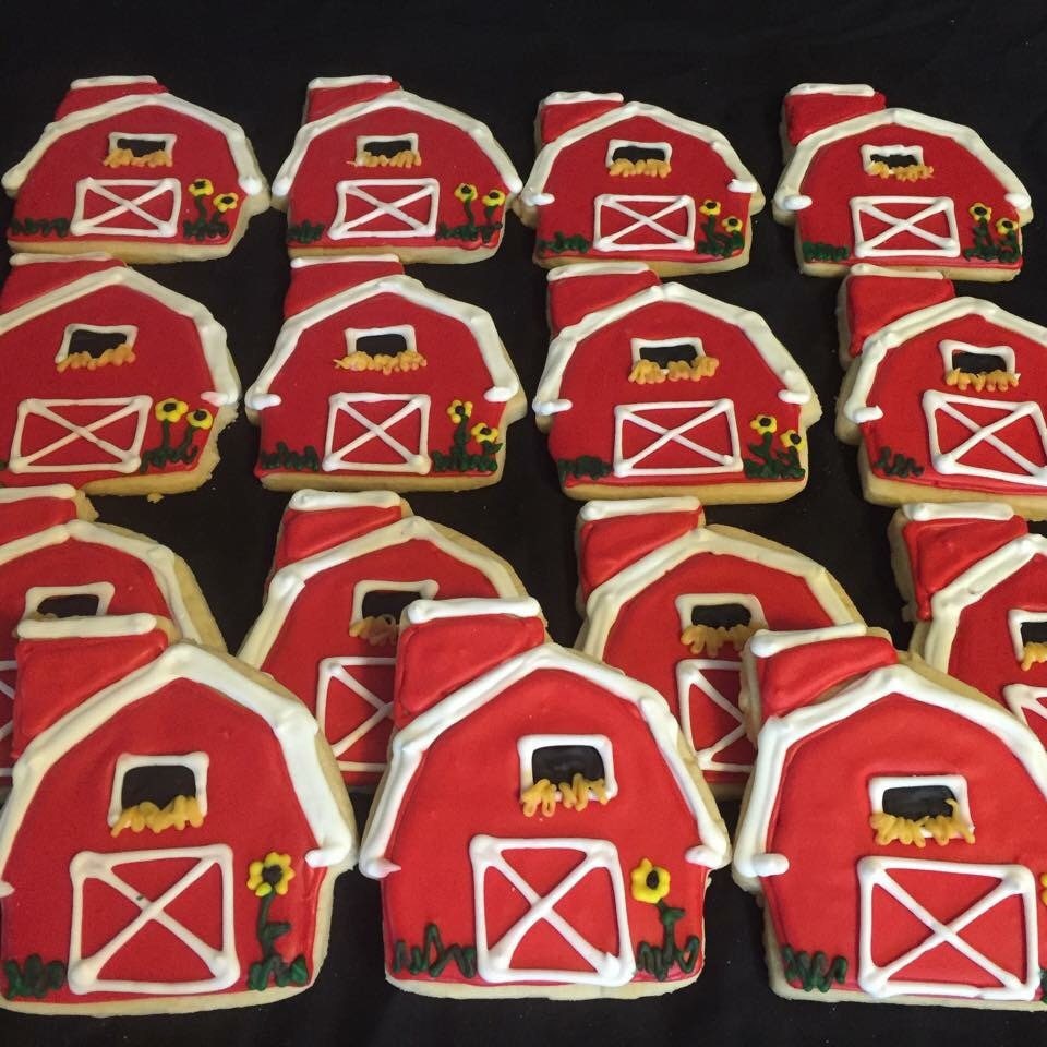 Barn Farm Sugar Cookie Party Favors large